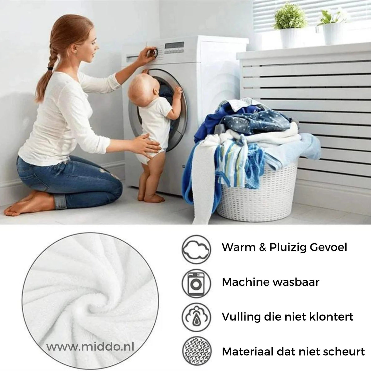Plush Blanket Double-Sided Fleece Machine Washable Warmth