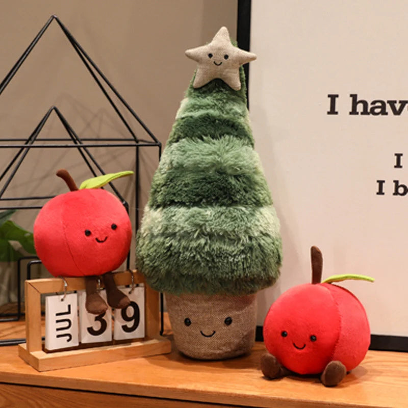 Plush Christmas Figure Soft Festive Decoration