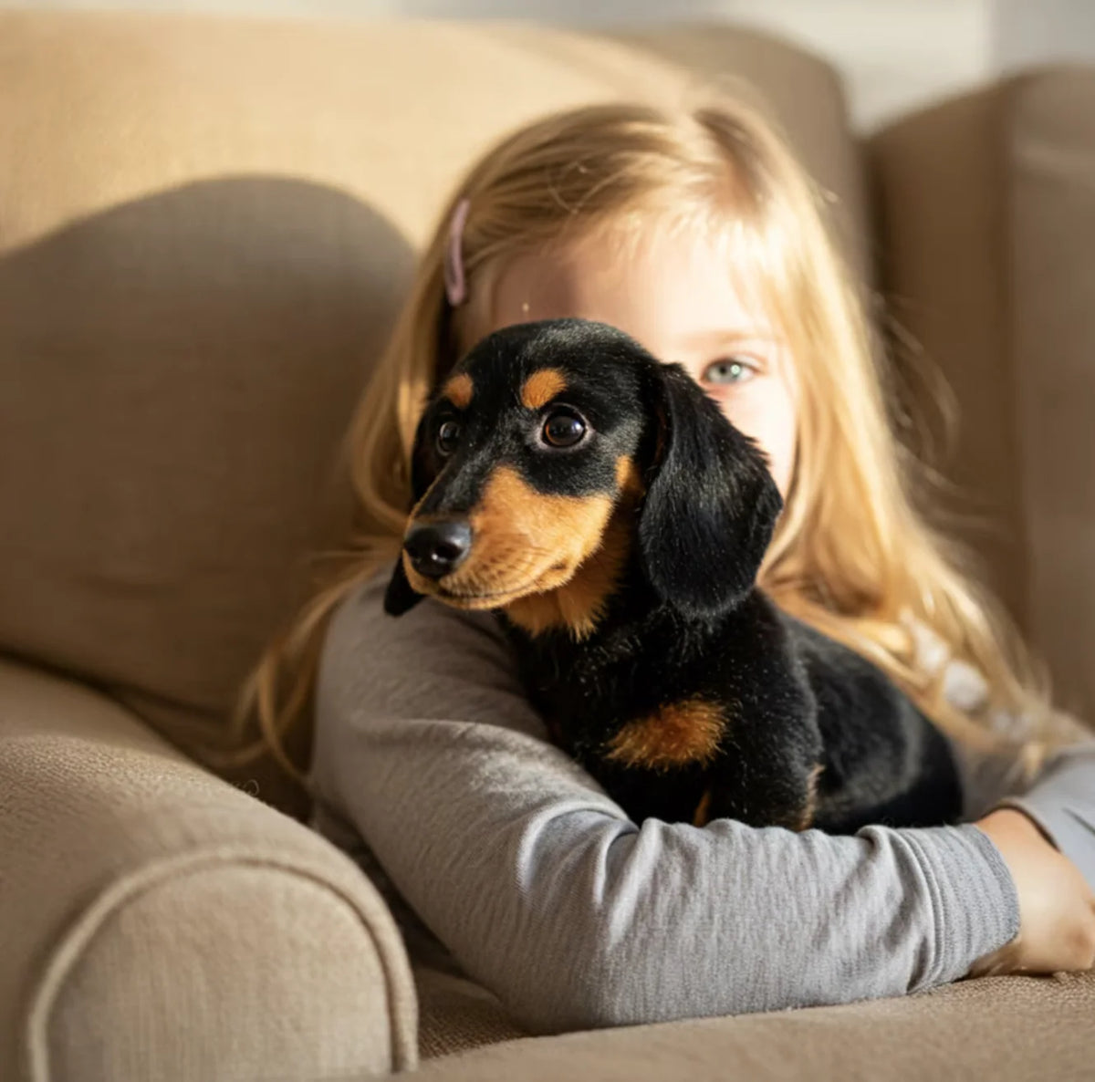 Plush Dog Touch-Responsive Lifelike Movements