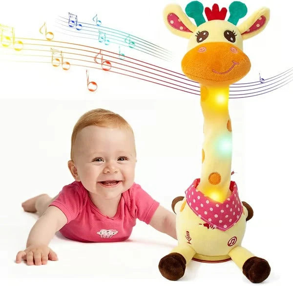 Plush Giraffe USB Rechargeable Music & Voice Mimic