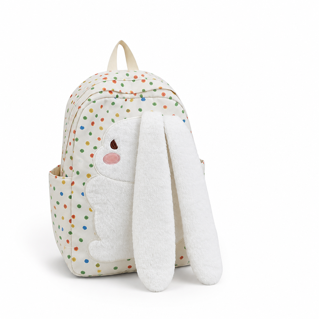 Plush Padded Strap Bunny Backpack (Kids)