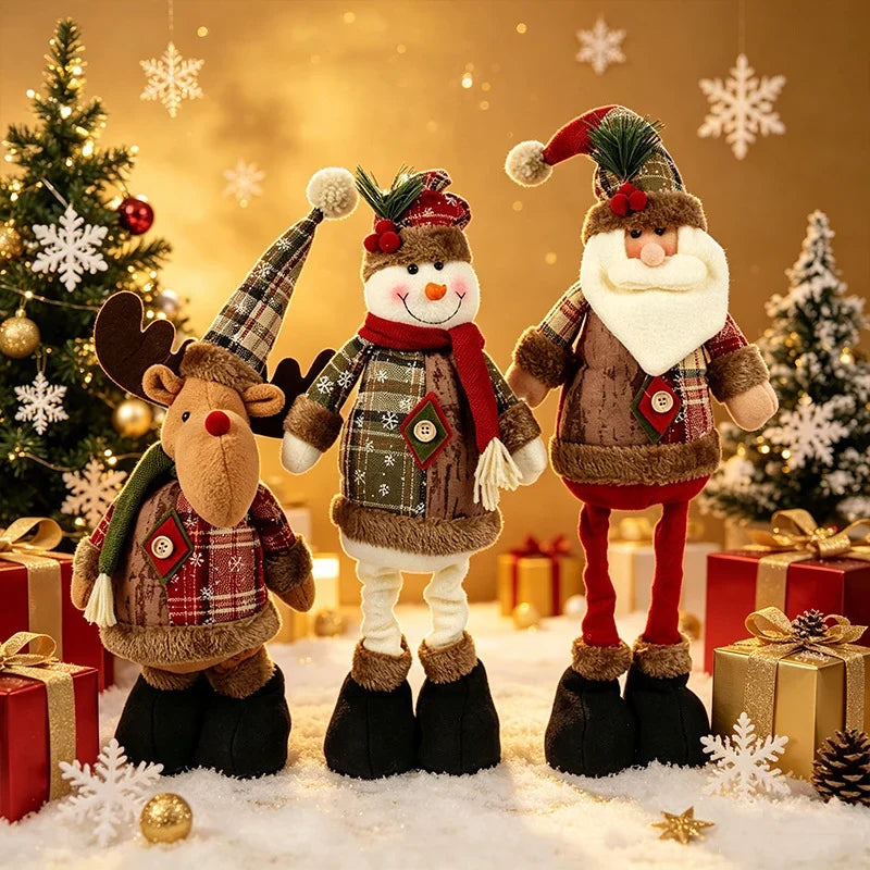 Plush Reindeer Decoration Soft Plush Child Safe Filling