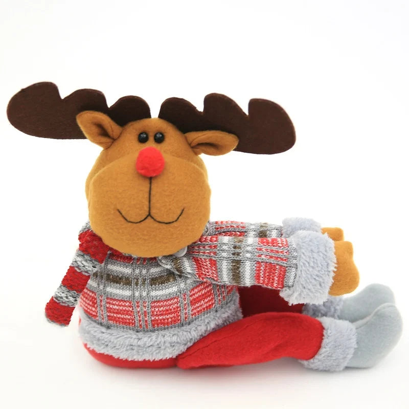 Plush Reindeer Soft Cuddly Holiday Decoration