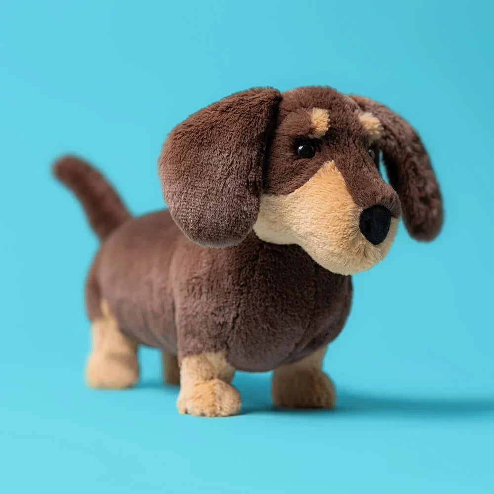Plush Toy Sausage Dog 7.48-Inch Sitting Height