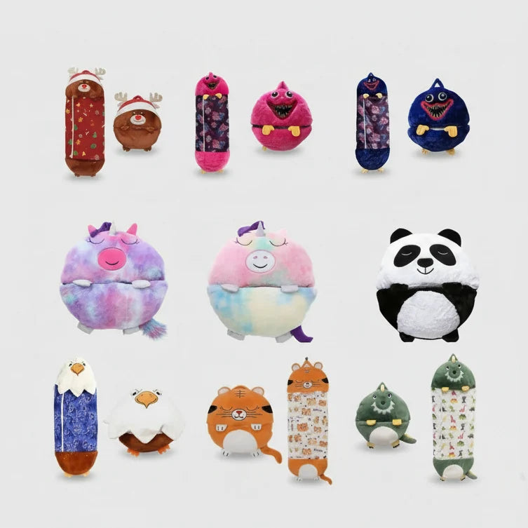 Plush Toy Sleeping Bag Foldable Machine Washable