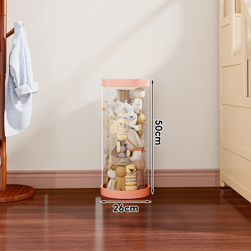 Plush Toy Storage Organizer Clear Vertical Space-Saving Design
