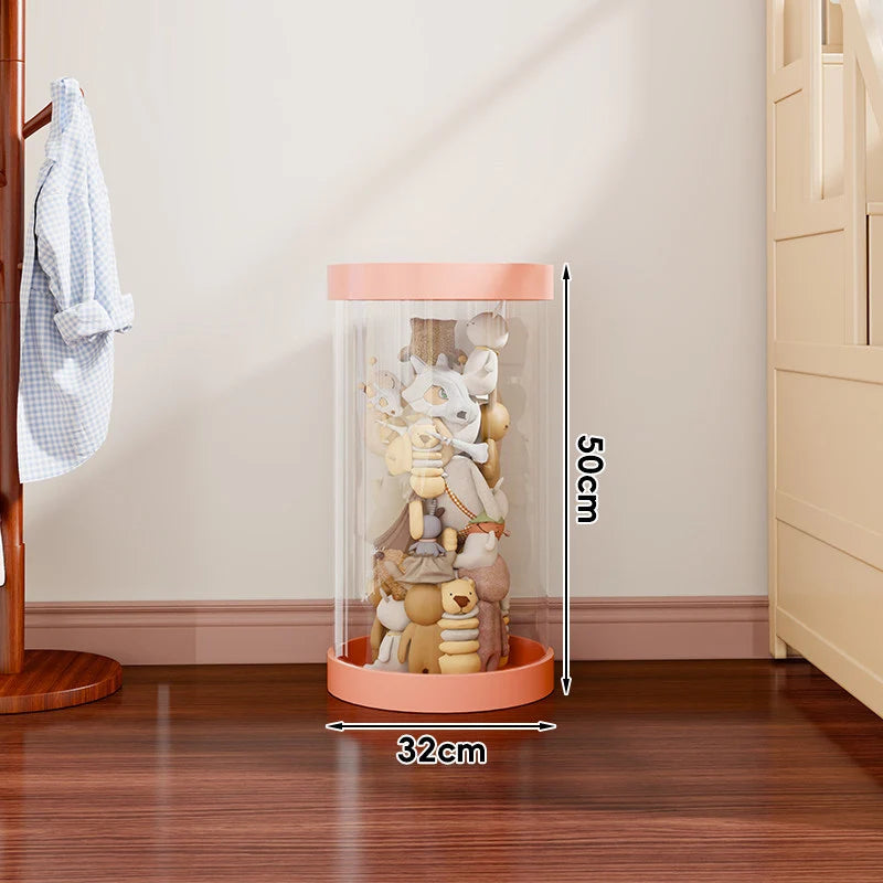 Plush Toy Storage Organizer Clear Vertical Space-Saving Design