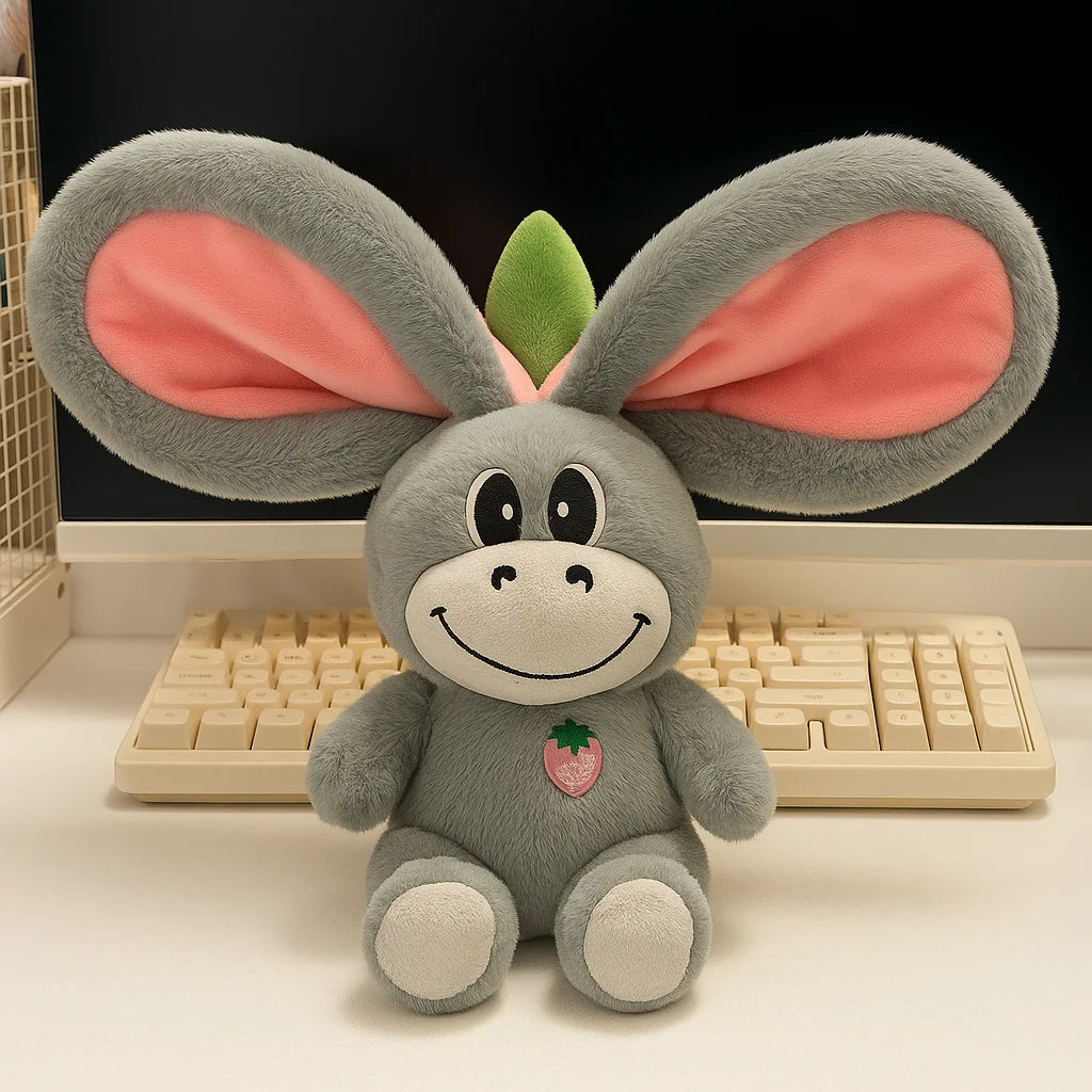 Plush Toy Transforming Fruit To Donkey LED Breathing Light
