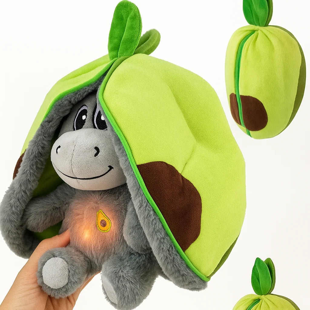 Plush Toy Transforming Fruit To Donkey LED Breathing Light