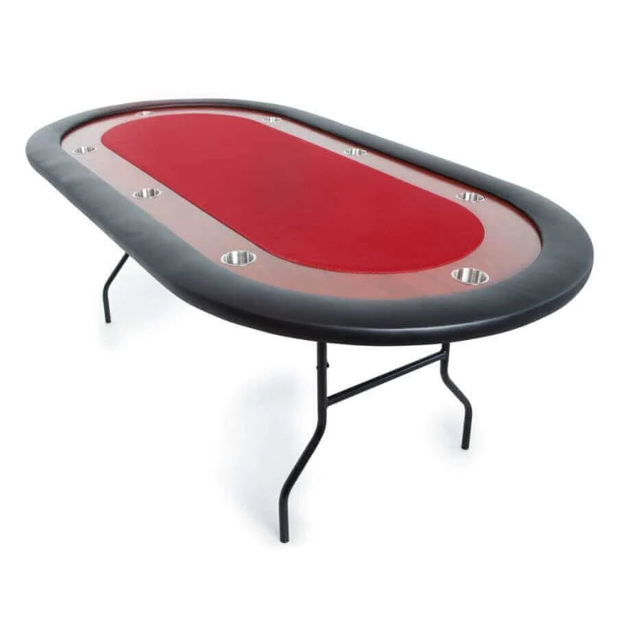 Poker Table 8-Player Folding Heavy-Duty Legs