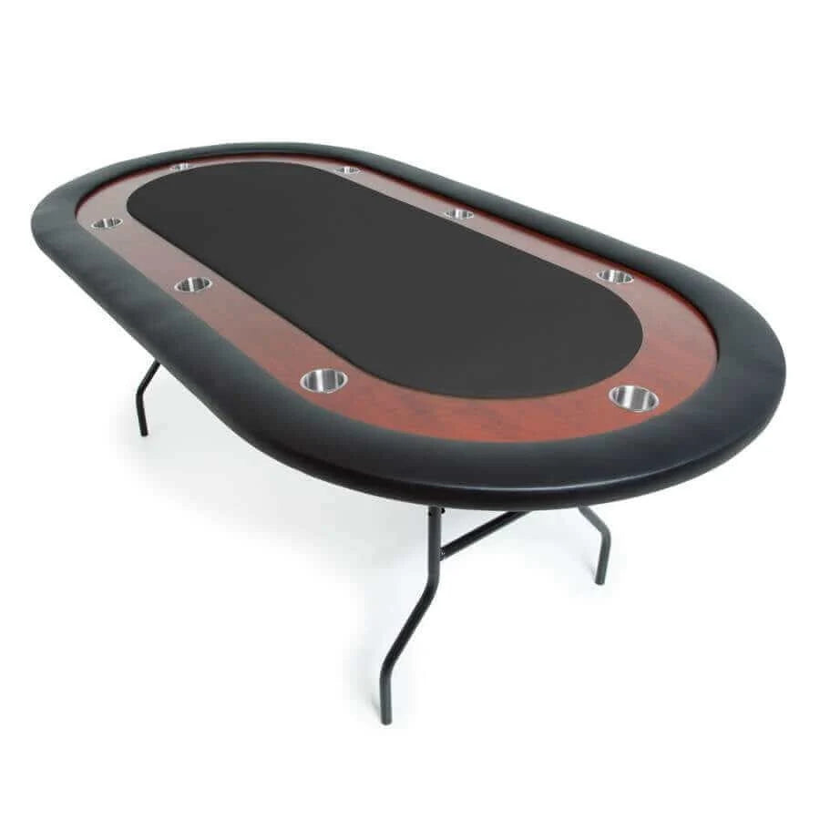 Poker Table 8-Player Folding Heavy-Duty Legs