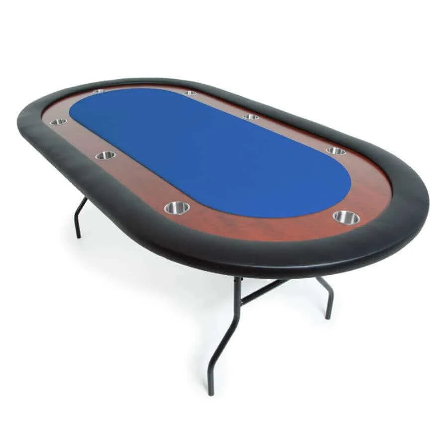 Poker Table 8-Player Folding Heavy-Duty Legs