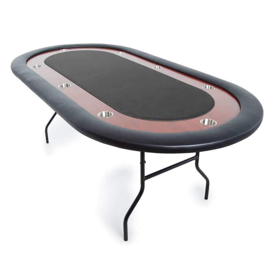 Poker Table 8-Player Folding Heavy-Duty Legs