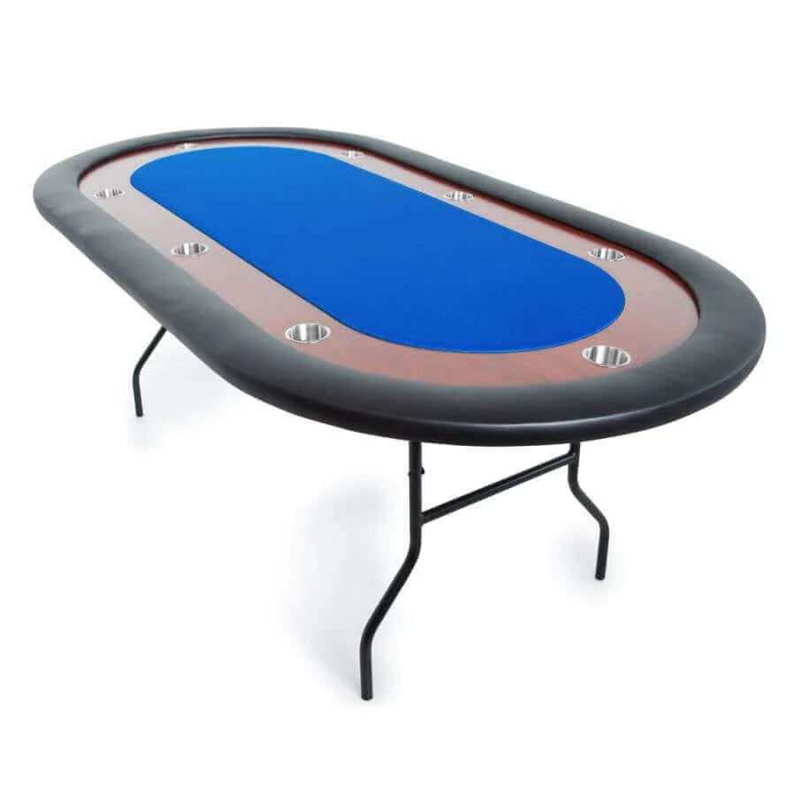 Poker Table 8-Player Folding Heavy-Duty Legs