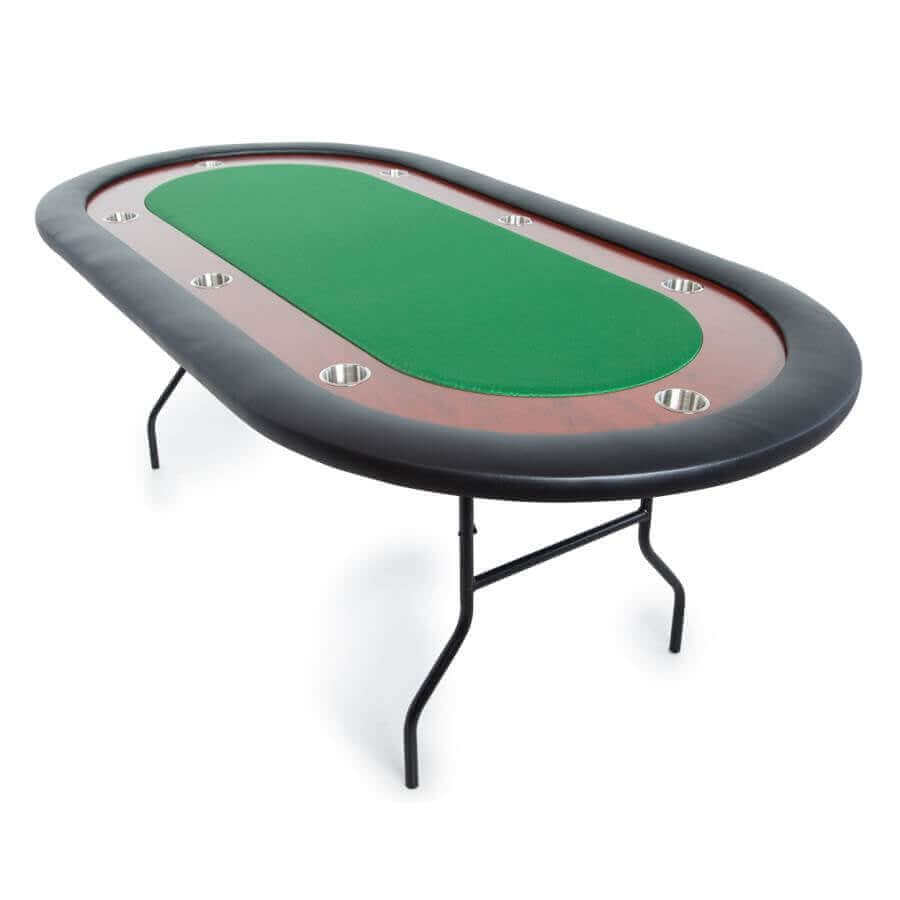 Poker Table 8-Player Folding Heavy-Duty Legs