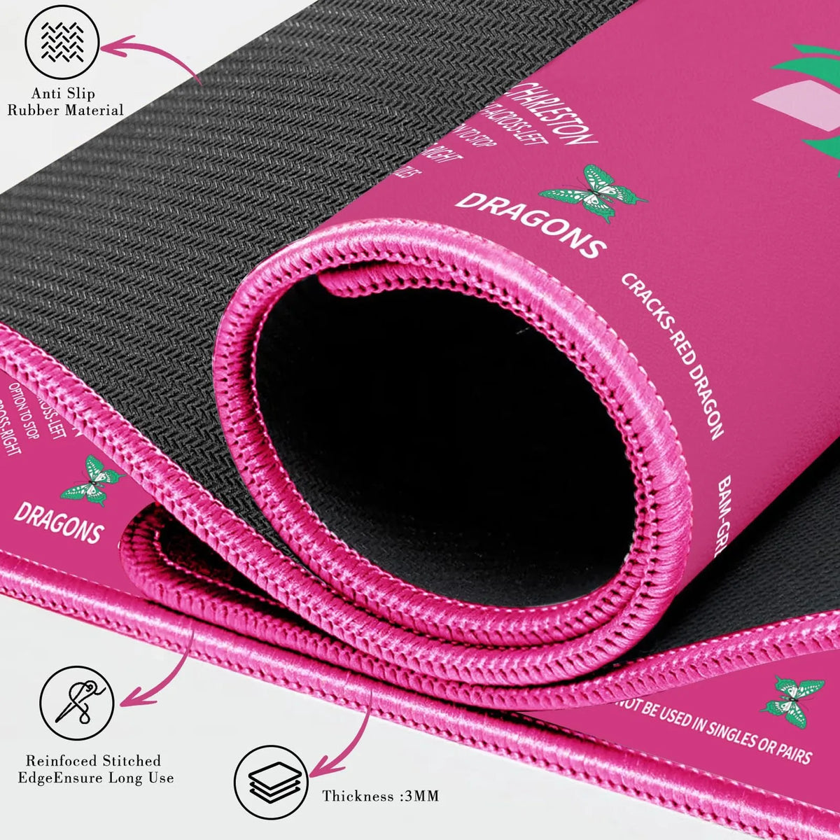Poker Table Mat 32.4-Inch Round Absorbent Surface