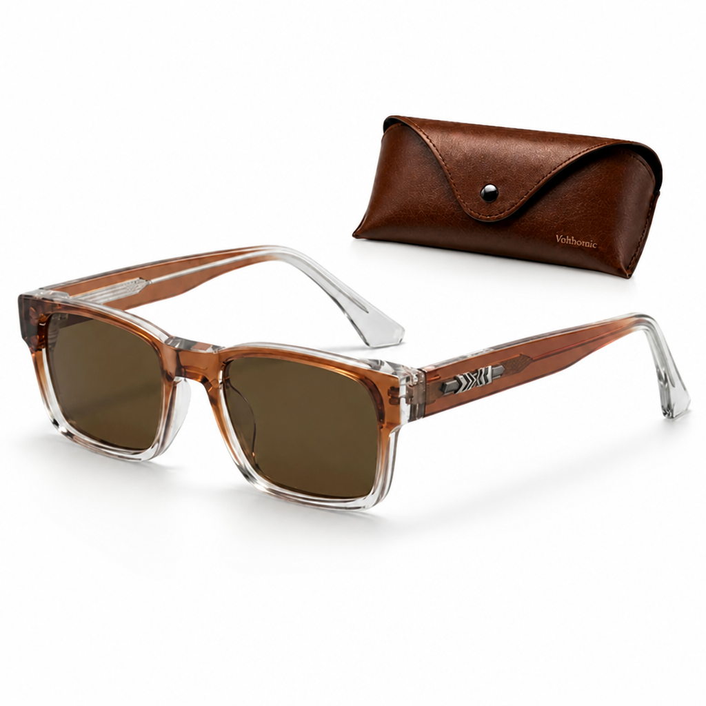 Polarized HD UV400 Sunglasses (Optional Leather Case)
