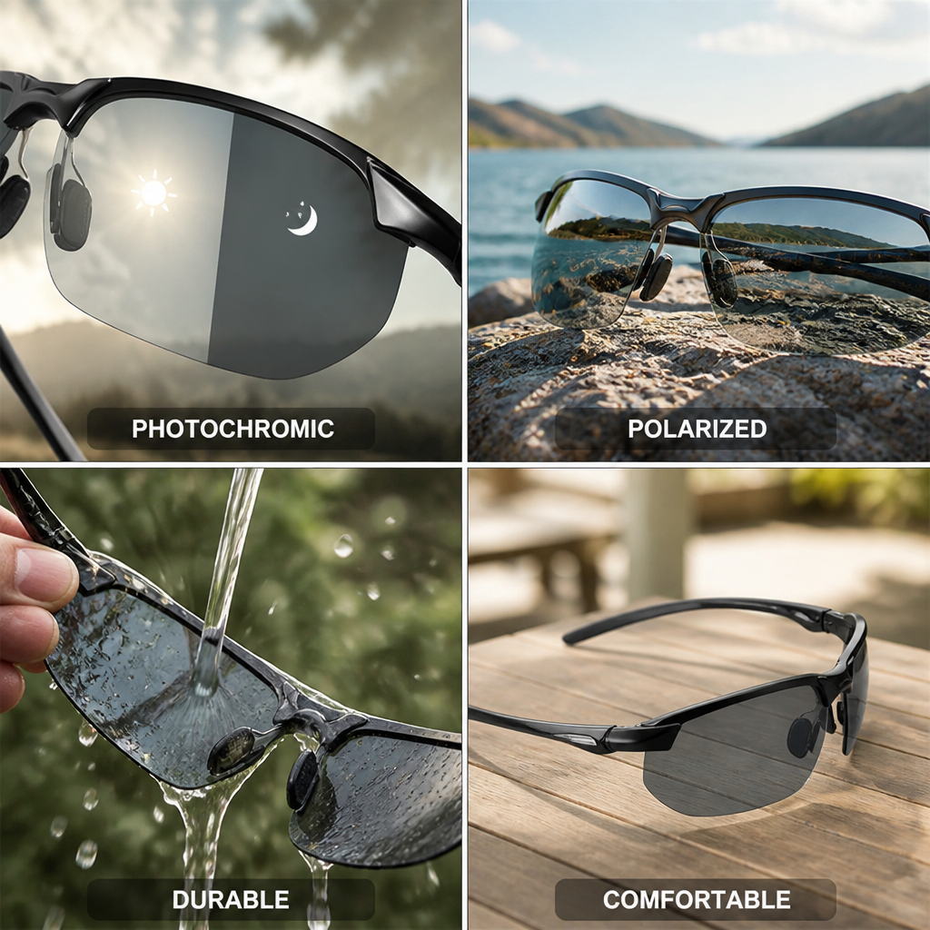 Polarized Photochromic Sunglasses