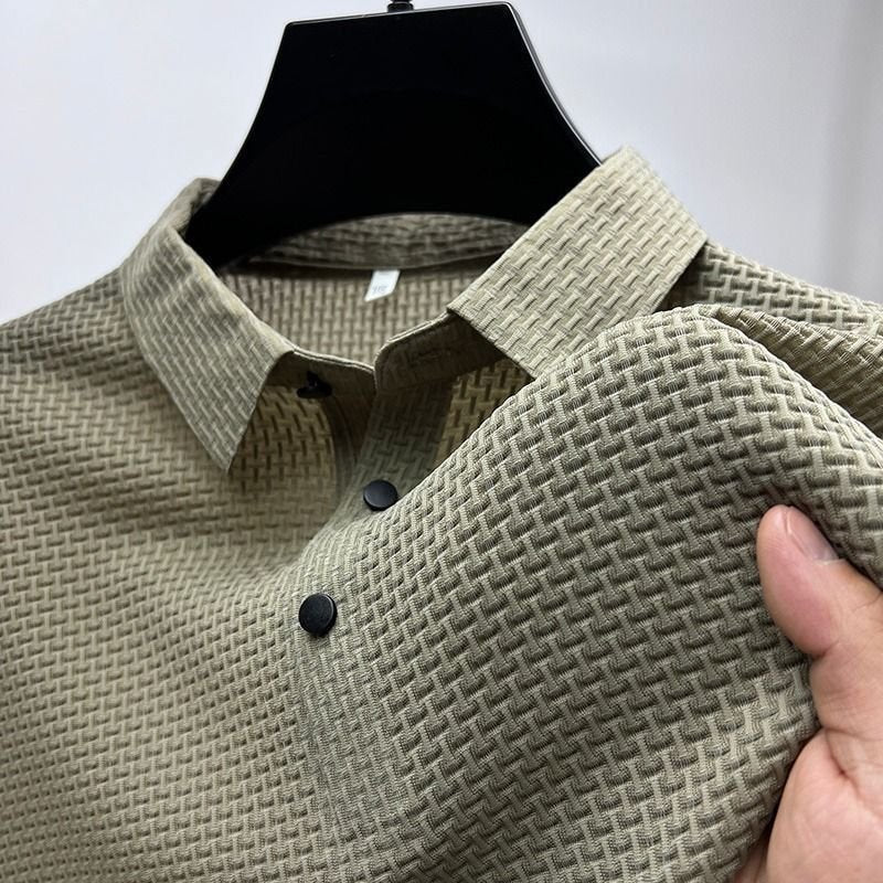 Polo Shirt Lightweight Polyester Blend Short Sleeve