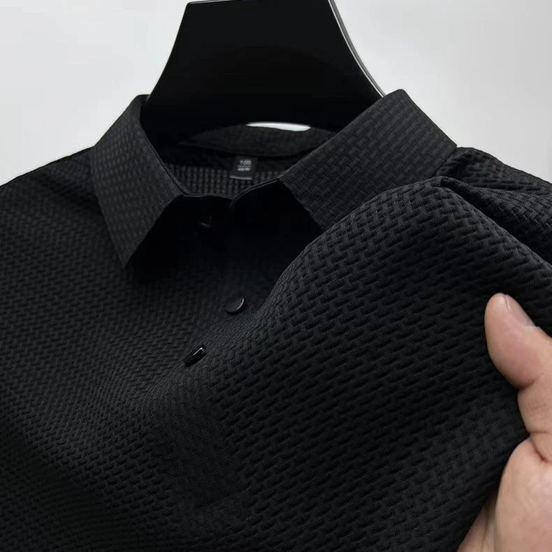 Polo Shirt Lightweight Polyester Blend Short Sleeve