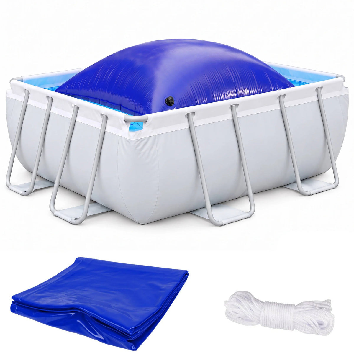 Pool Air Pillow Double Layer PVC Dual Valve
