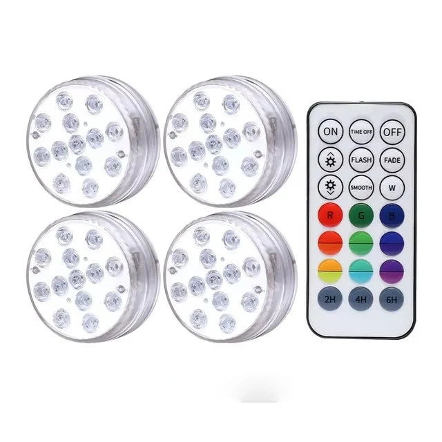 Pool LED Light 16 Colors RF Remote Waterproof