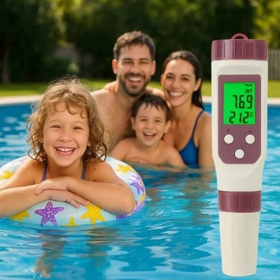 Pool & Spa Water Tester 7-Parameter App-Connected Backlit Display