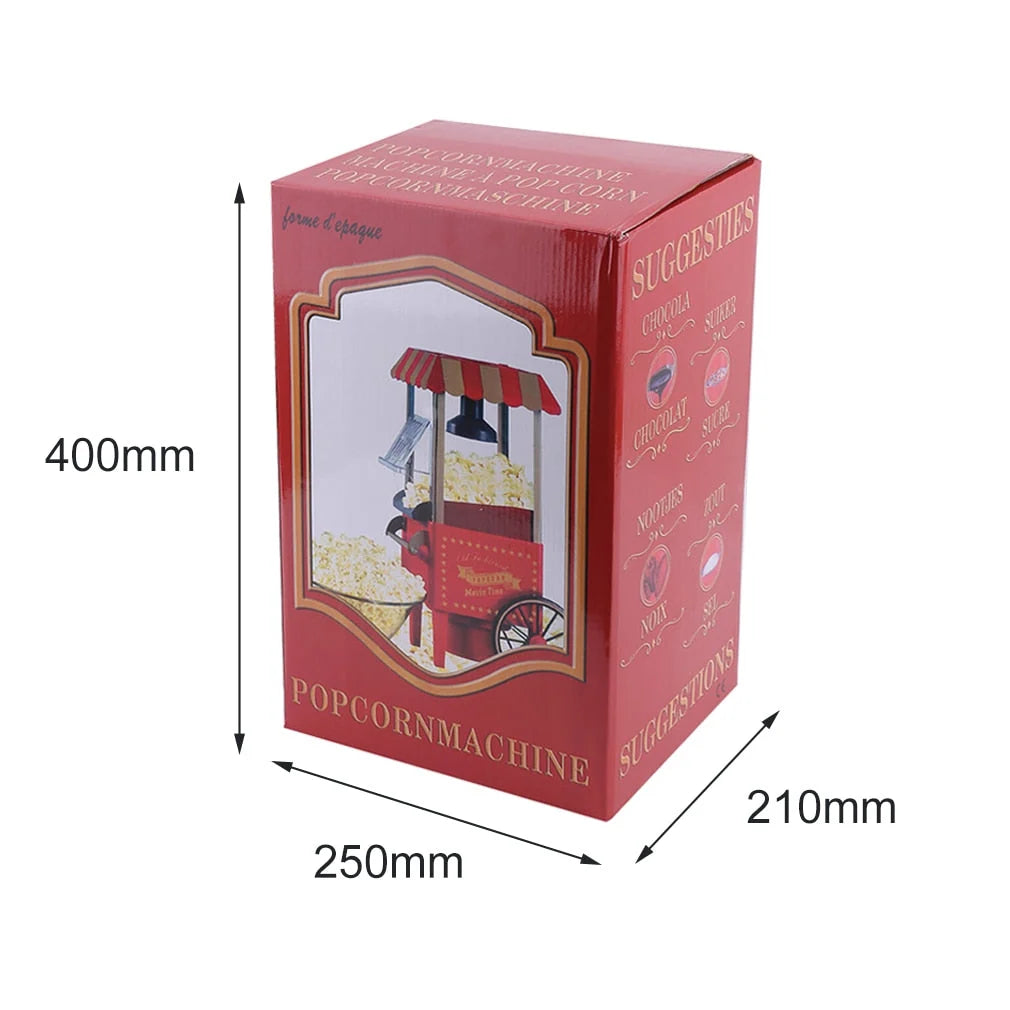 Popcorn Maker Oil-Free Hot Air 12-Cup Capacity