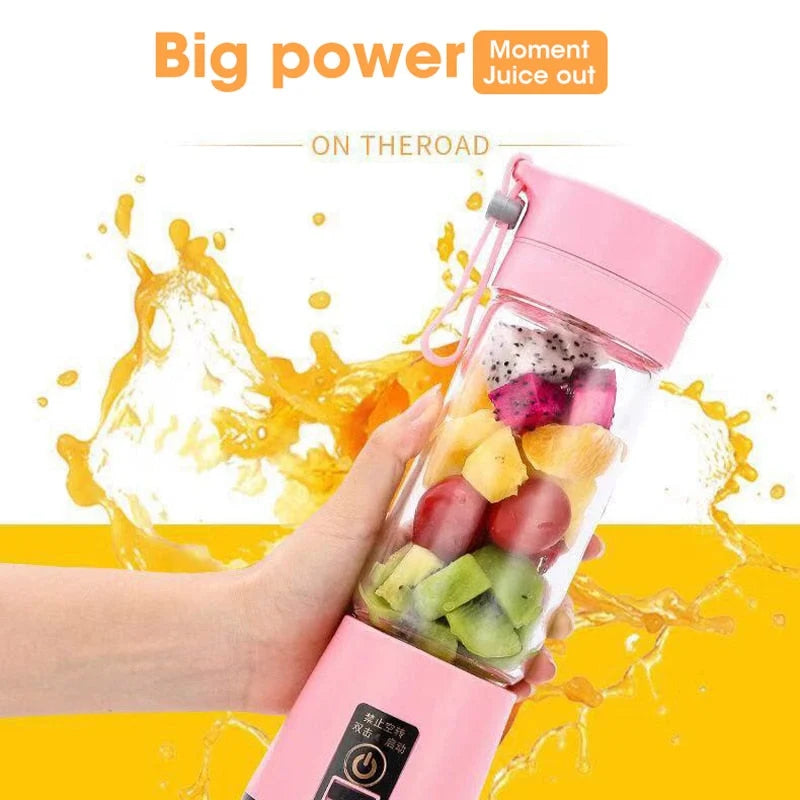 Portable Blender Rechargeable Compact 13.5 Oz