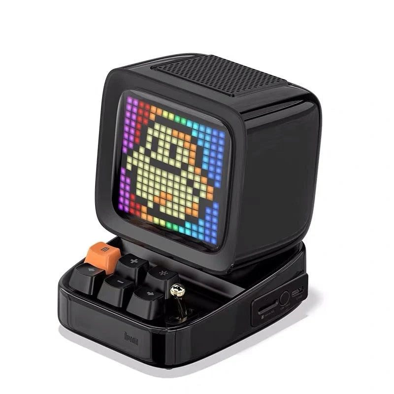 Portable Bluetooth Speaker Retro Pixel Console Design 8-Hour Playtime