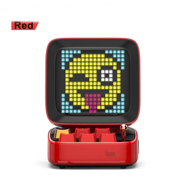 Portable Bluetooth Speaker Retro Pixel Console Design 8-Hour Playtime