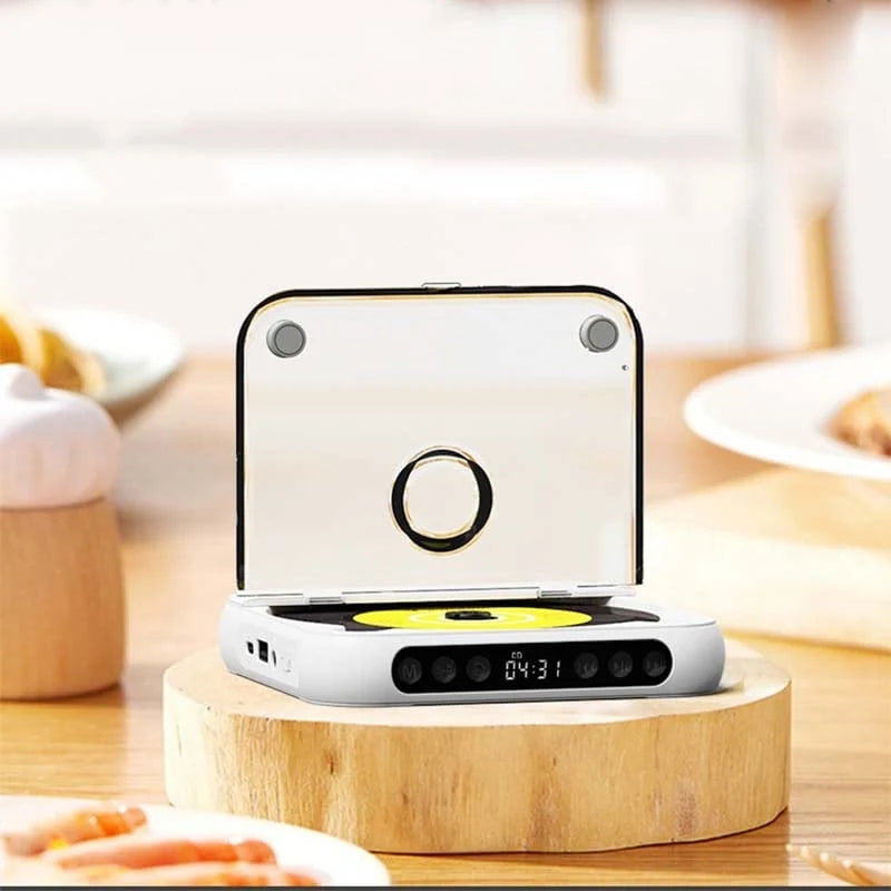 Portable CD Player Bluetooth Hi-Fi Sound 6-Hour Battery