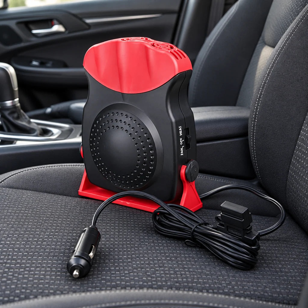 Portable Car Heater 12V Heat & Fan Modes
