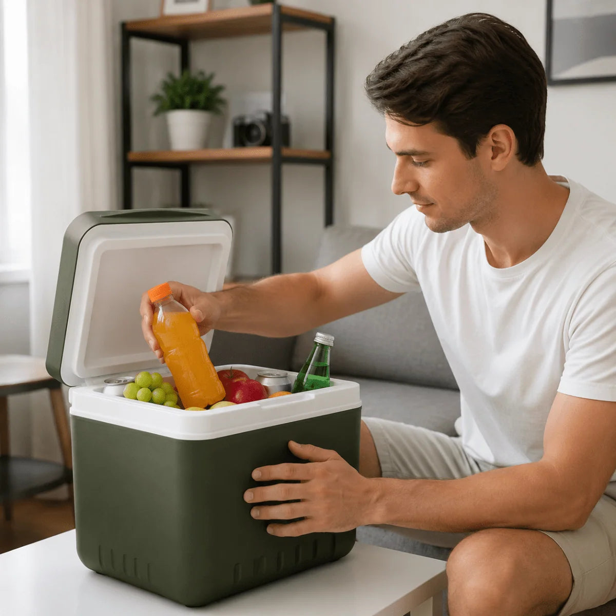 Portable Cooler Cooling & Warming For Travel