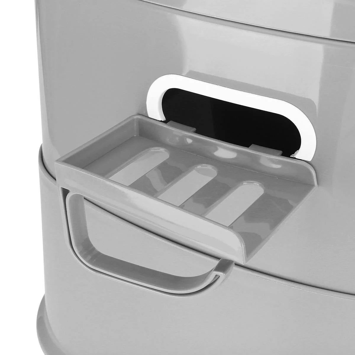 Portable Toilet Odor-Sealing Lid Bag-Compatible Design