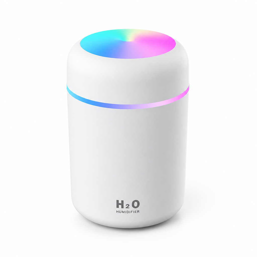 Portable USB Cool-Mist Humidifier (300ml Tank)