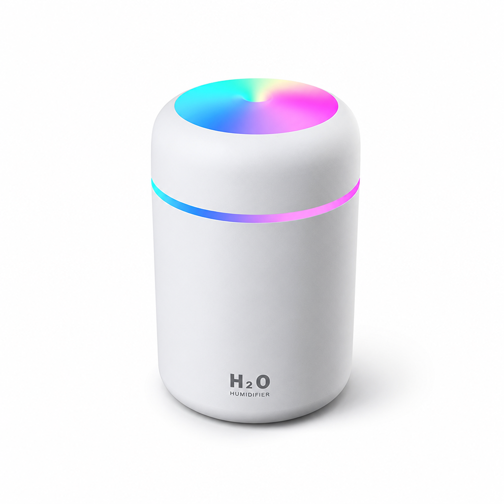 Portable USB Cool-Mist Humidifier (300ml Tank)