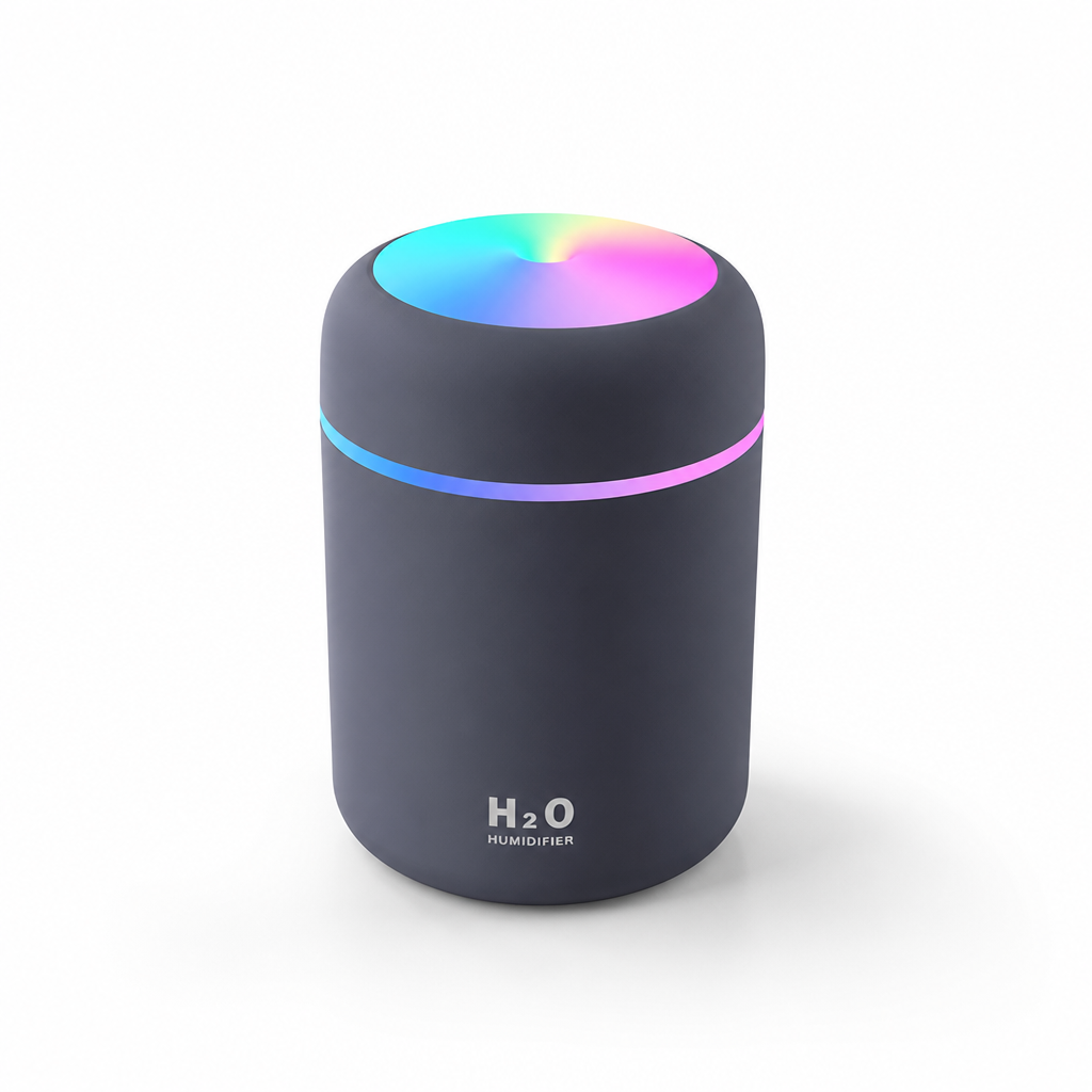 Portable USB Cool-Mist Humidifier (300ml Tank)