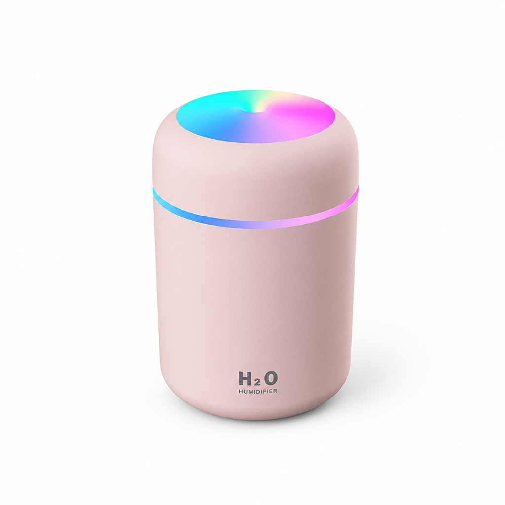 Portable USB Cool-Mist Humidifier (300ml Tank)