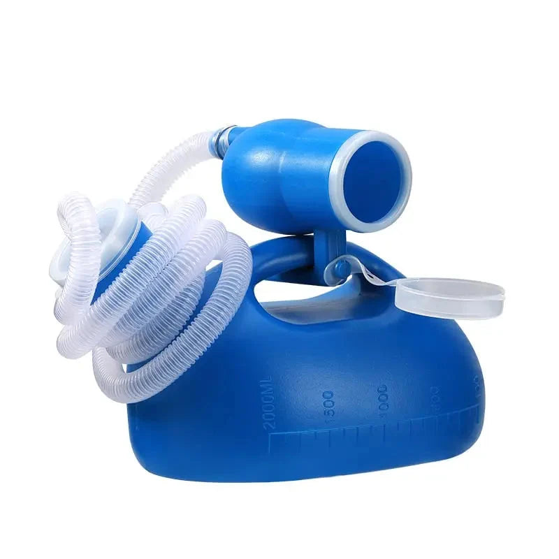 Portable Urinal 67.6 Oz Capacity Removable Hose Sealing Lid