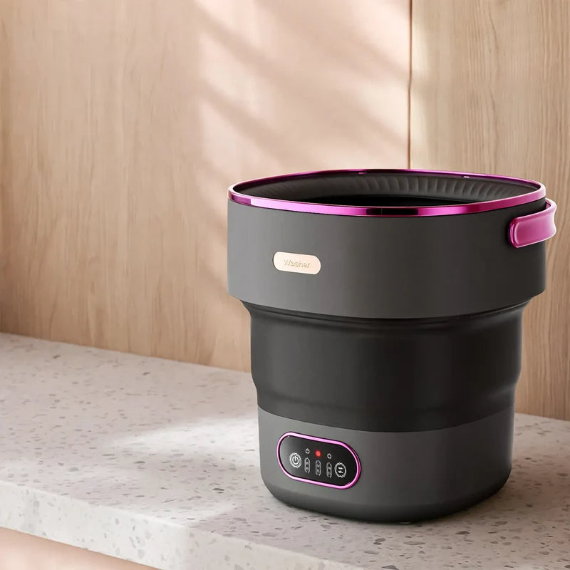Portable Washing Machine Foldable Wash & Spin Up to 11 lb Capacity