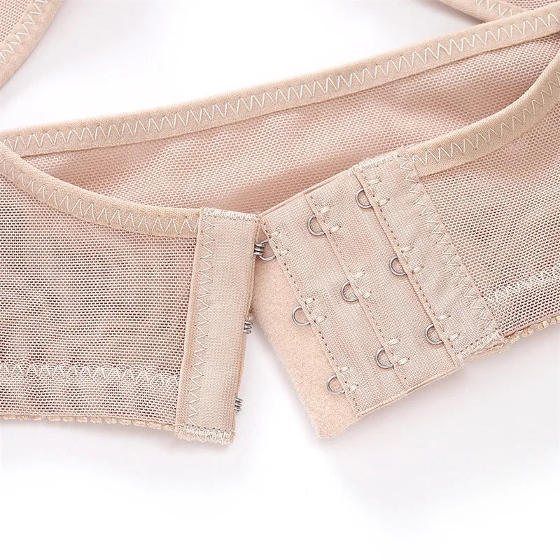 Posture Brace X-Shaped Cross-Back Adjustable Hook-and-Eye Closure