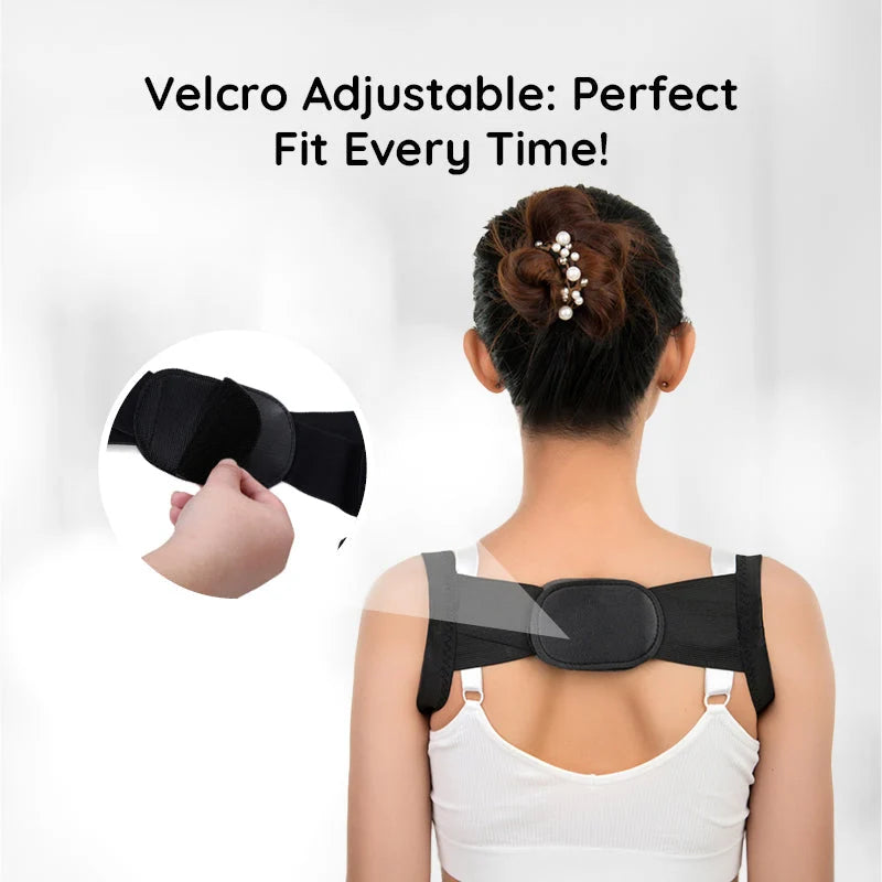 Posture Corrector Adjustable Breathable Back & Shoulder Support
