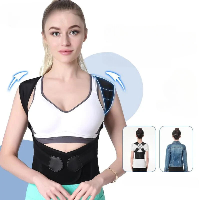 Posture Corrector Brace Adjustable Discreet Lightweight Support
