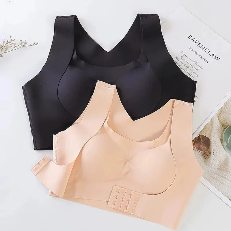 Posture Support Bra Adjustable Cross-Back Breathable Stretch Fit