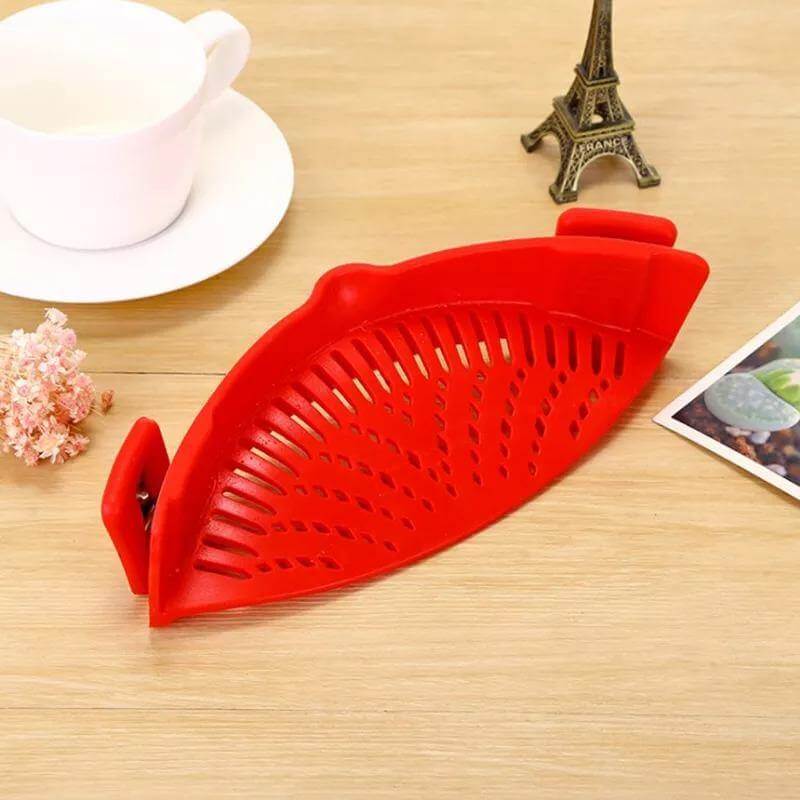 Pot Strainer Clip-On Silicone Fine Mesh