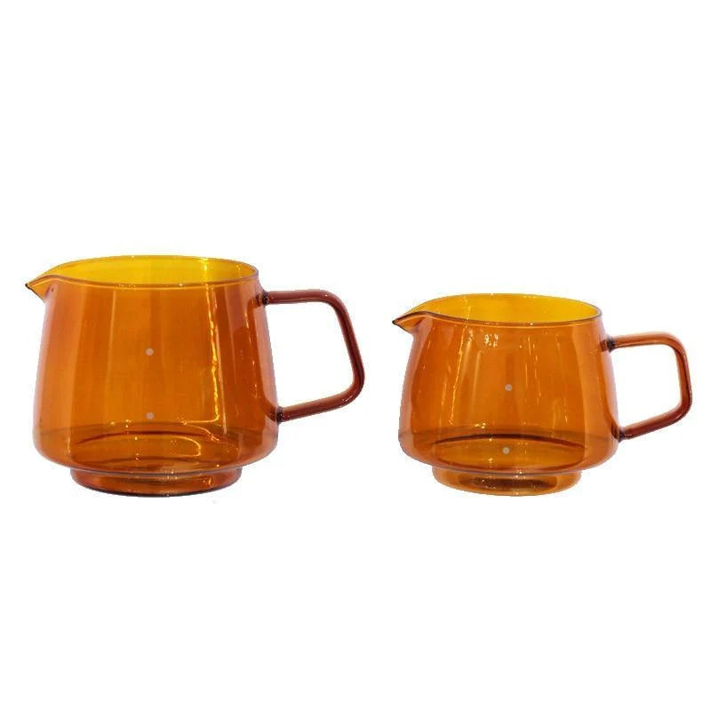 Pour-Over Coffee Maker Borosilicate Heat-Resistant Glass Carafe