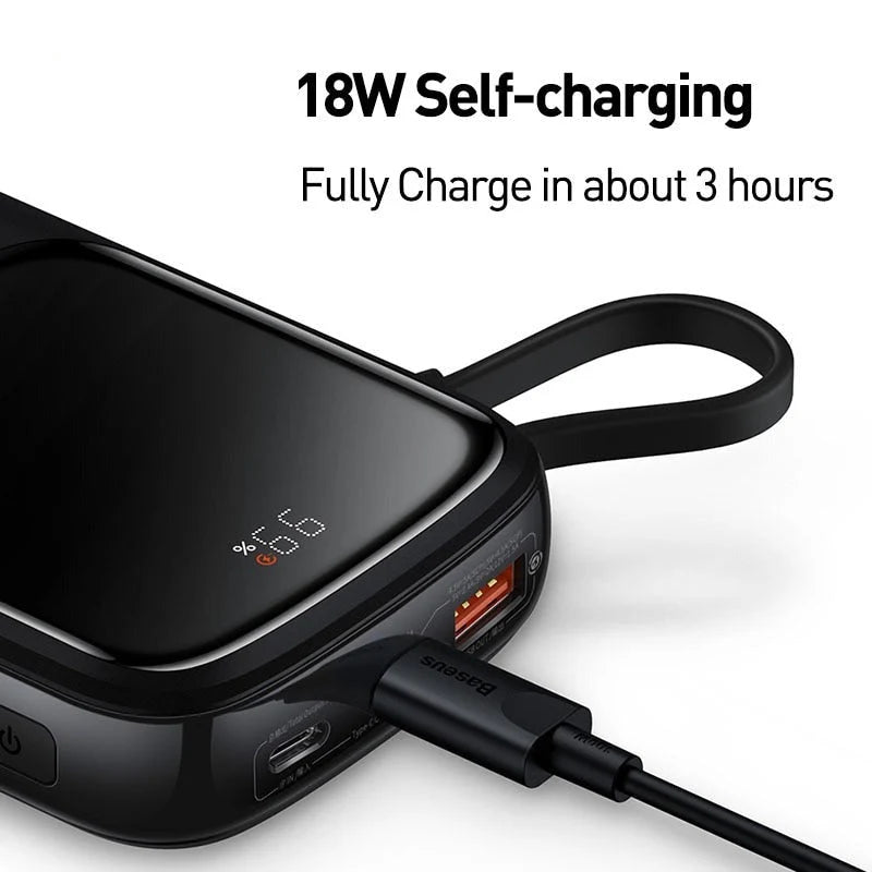 Power Bank 20W Fast Charging Compact Foldable Design