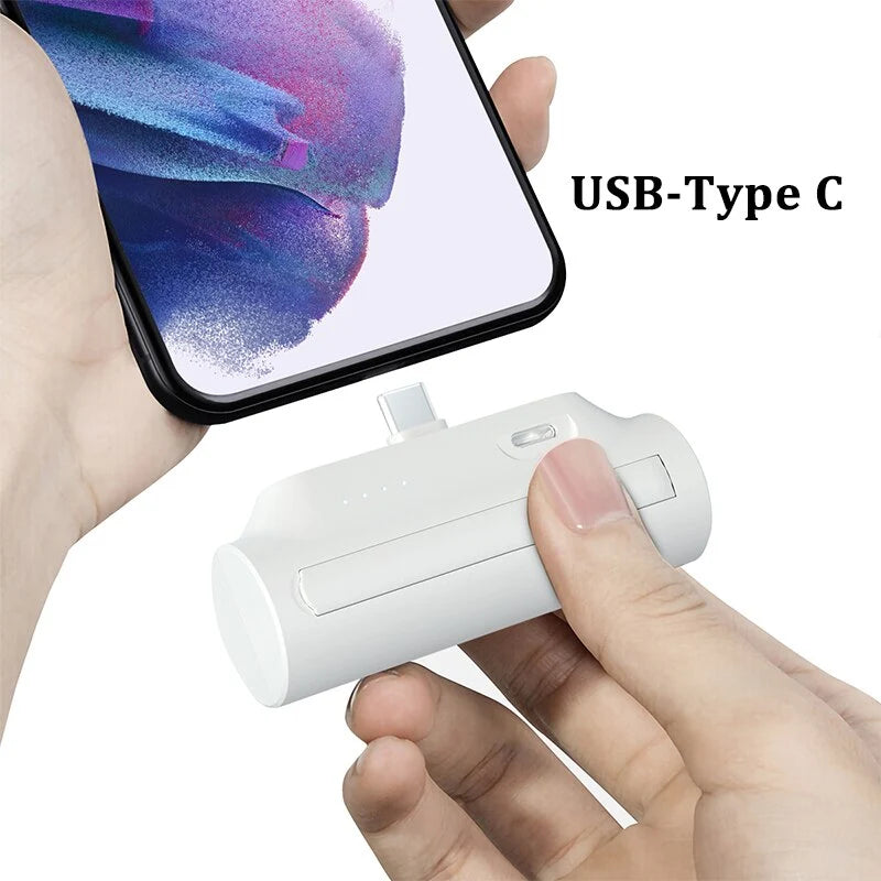 Power Bank Phone Holder Compact 15W Charging Stand
