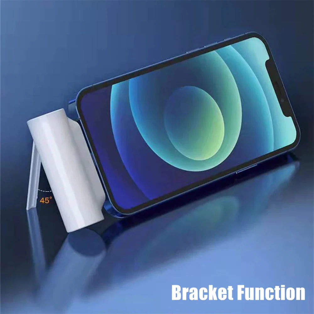 Power Bank Phone Holder Compact 15W Charging Stand